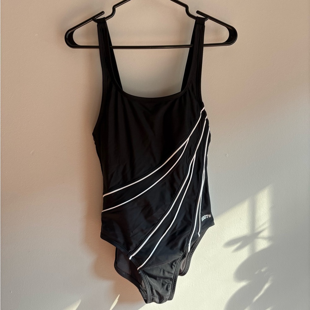 90s Vintage Roots One Piece Bathing Suit